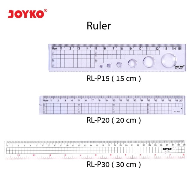 joyko Ruler Penggaris Ruler RL-P30 (30 cm)