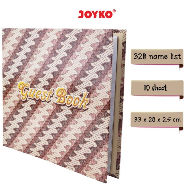 joyko Book Buku Buku Tamu GB-2833R-5/7 (Batik)