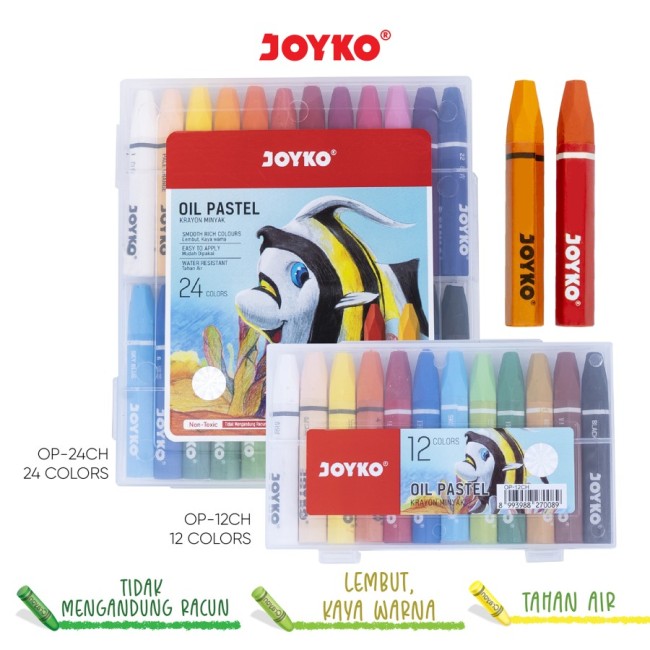 joyko Oil Pastel Crayon Minyak Crayon Minyak OP-12 CH