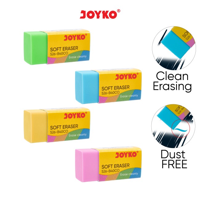 joyko Eraser Penghapus Pencil Eraser Penghapus Pensil Eraser 526-B40CO