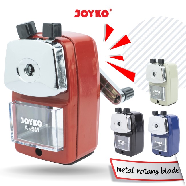 joyko Sharpener Serutan Table Sharpener Serutan Meja Sharpener A-5M