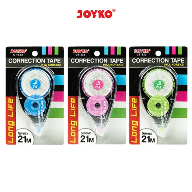 joyko Correction Korektor Correction Tape Pita Koreksi Pita Koreksi CT-533