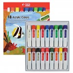 Acrylic Color AC-12ML-18 (18 Colors)