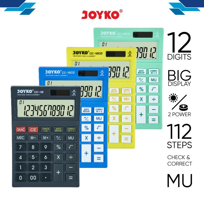 joyko Calculator Kalkulator Kalkulator CC-12