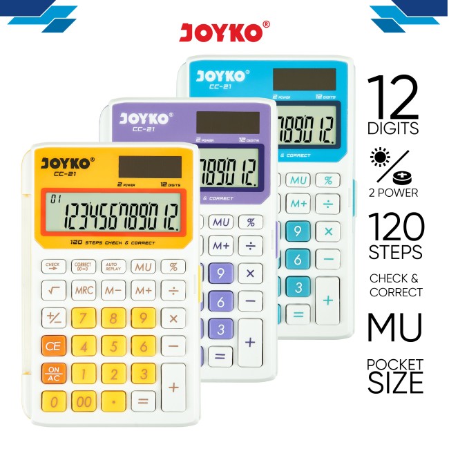 joyko Calculator Kalkulator Kalkulator CC-21