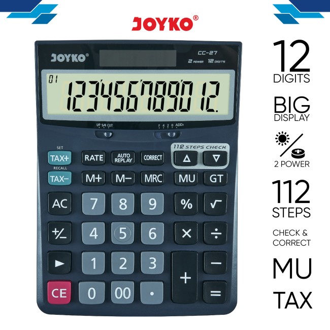 joyko Calculator Kalkulator Kalkulator CC-27