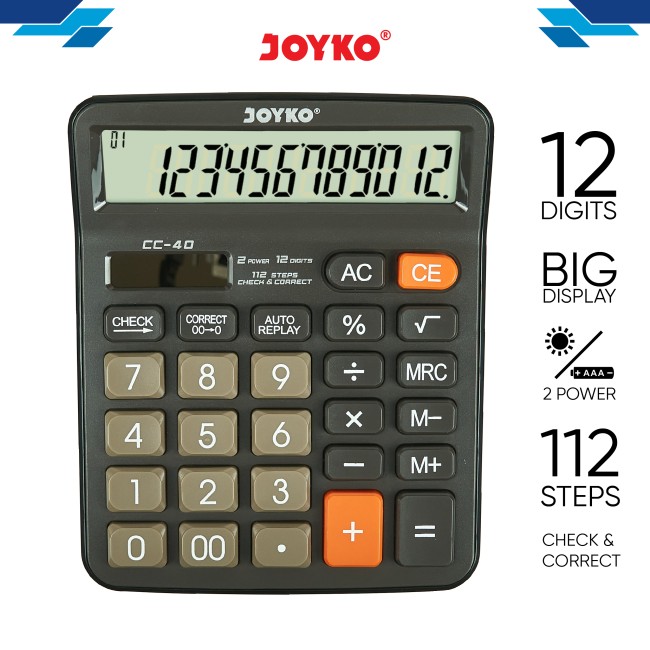 joyko Calculator Kalkulator Kalkulator CC-40