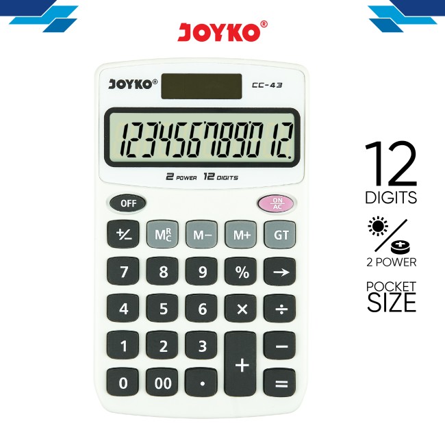 joyko Calculator Kalkulator Kalkulator CC-43