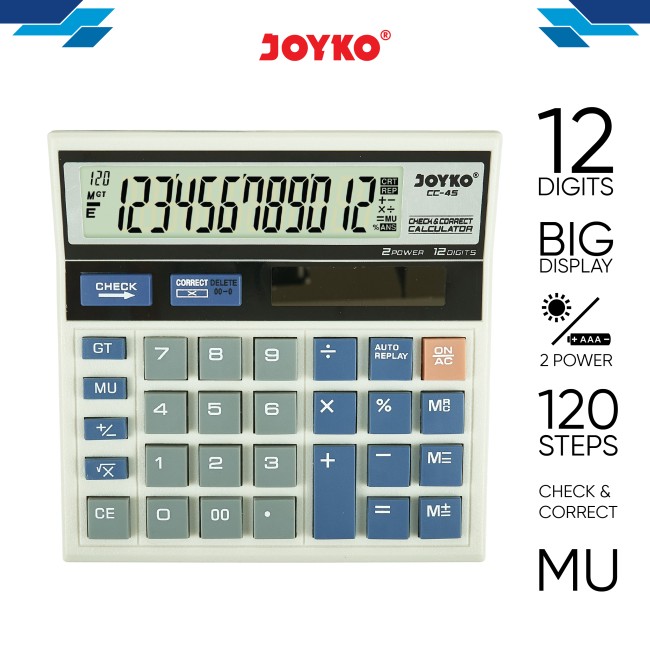 joyko Calculator Kalkulator kalkulator CC-45