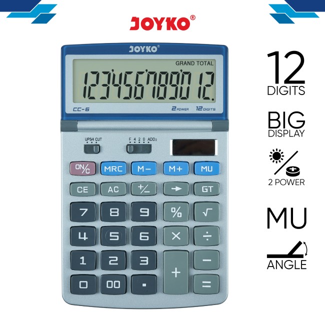 joyko Calculator Kalkulator Kalkulator CC-6