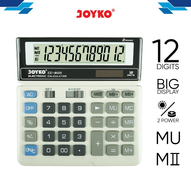 joyko Calculator Kalkulator Kalkulator CC-800