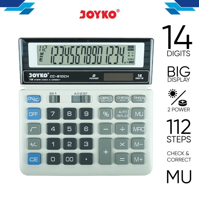 joyko Calculator Kalkulator Kalkulator CC-810CH