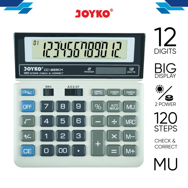 joyko Calculator Kalkulator Kalkulator CC-868CH