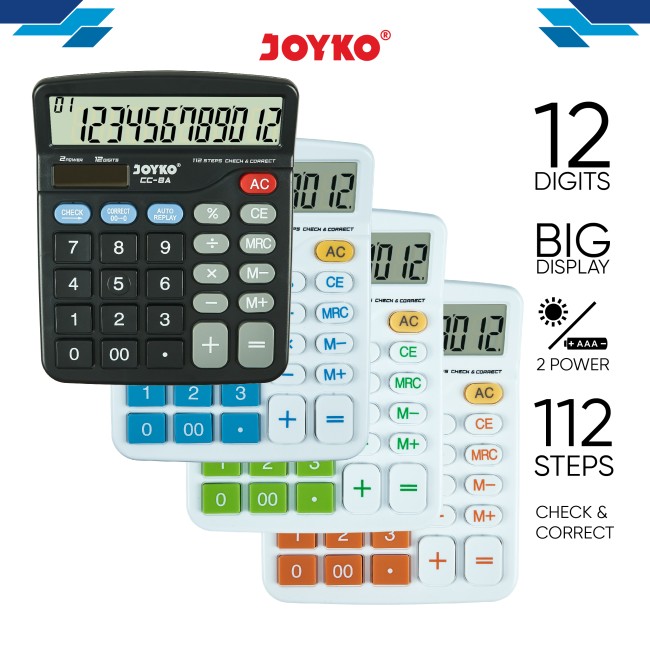 joyko Calculator Kalkulator Kalkulator CC-8CO