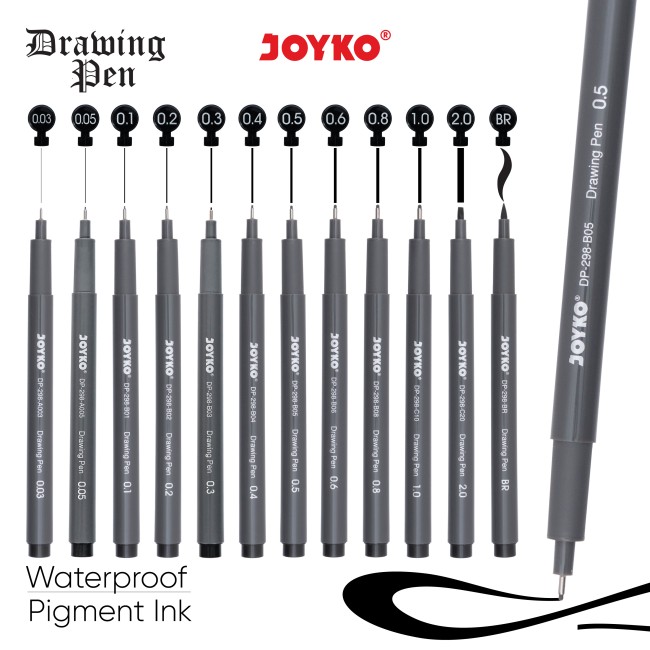 joyko Pen Pena Drawing Pen Pena Menggambar DP-298