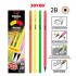 joyko Pencil Pencil Wooden Pencil Pensil Kayu Pencil P-102 (2B) (Glowy)