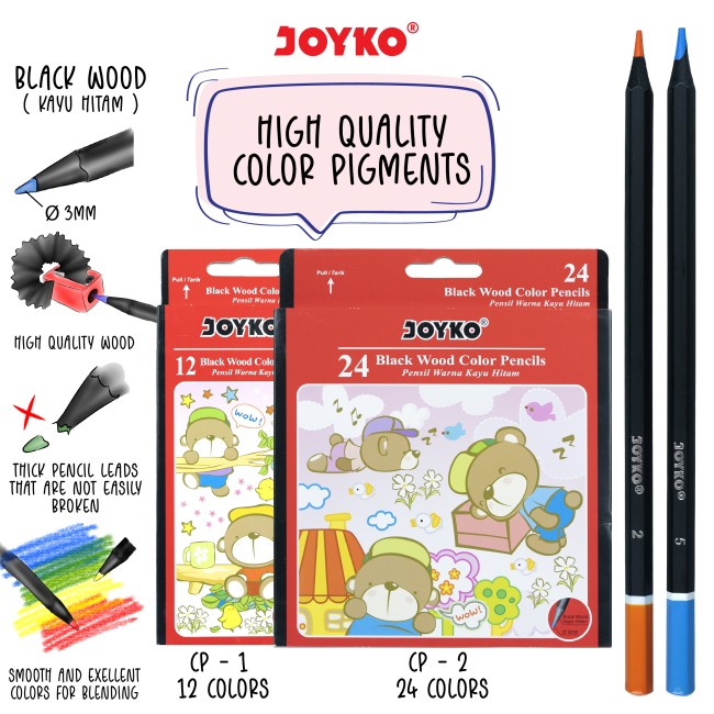 joyko Pencil Pencil Color Pencil Pensil Warna Color Pencil CP-1