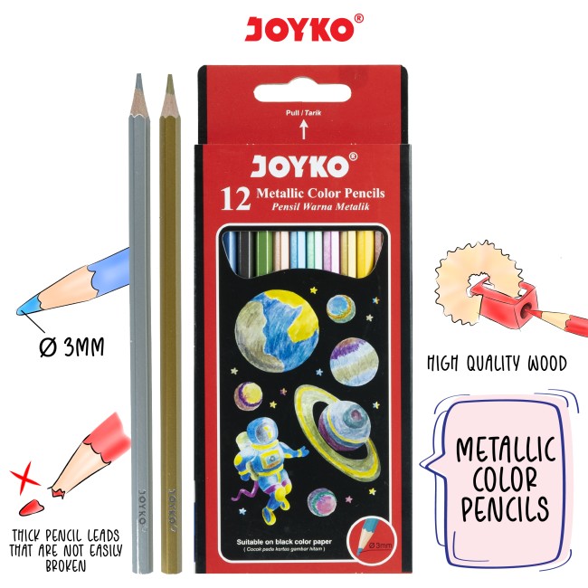 joyko Pencil Pencil Color Pencil Pensil Warna Pensil Warna CP-123M