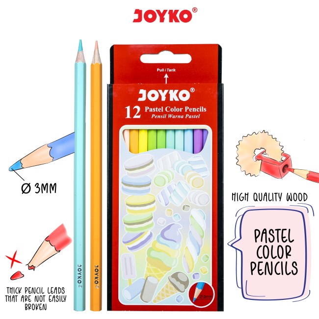 joyko Pencil Pencil Color Pencil Pensil Warna Pensil Warna CP-125P