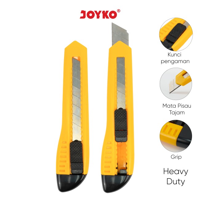 joyko Cutter Pemotong Handy Cutter Pemotong Genggam Pemotong CU-0508