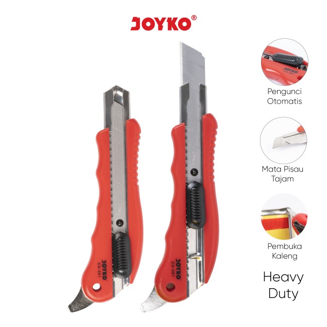 joyko Cutter Pemotong Handy Cutter Pemotong Genggam Cutter CU-501