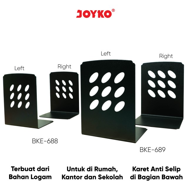 joyko Book Buku Book End Penyanggah Buku Penyanggah Buku BKE