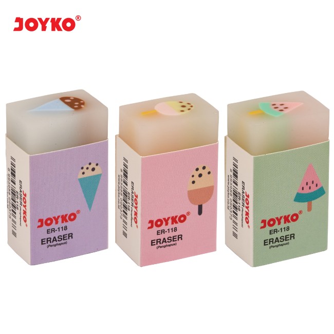 joyko Eraser Penghapus Pencil Eraser Penghapus Pensil Penghapus Pensil ER-118