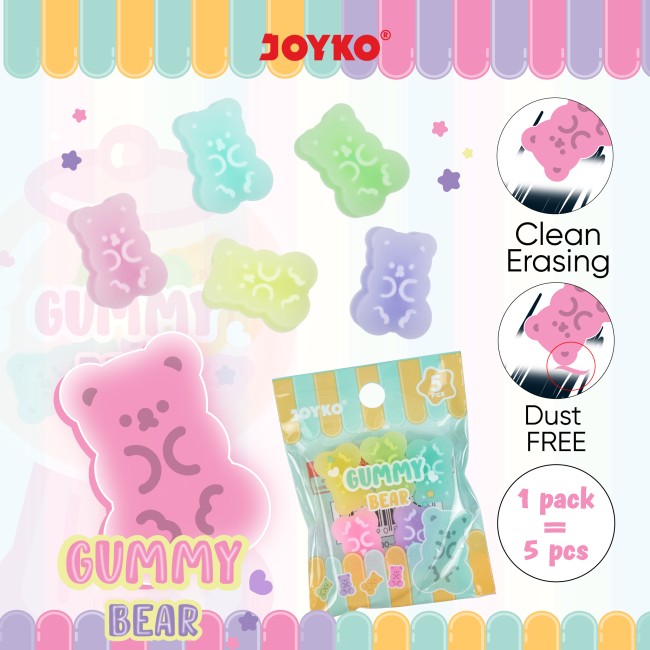 joyko Eraser Penghapus Pencil Eraser Penghapus Pensil Penghapus Pensil ERT-136