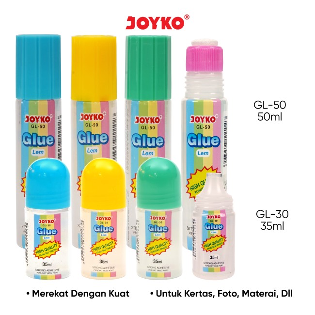 joyko Glue Lem Liquid Glue Lem Cair Glue GL-30 (35ml)