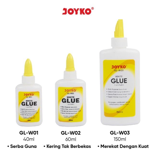 joyko Glue Lem Liquid Glue Lem Cair Glue GL-W01