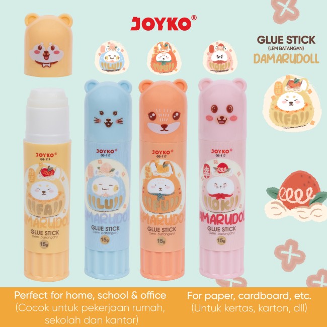 joyko Glue Lem Glue Stick Lem Batangan Lem Batangan GS-117 (15gr)
