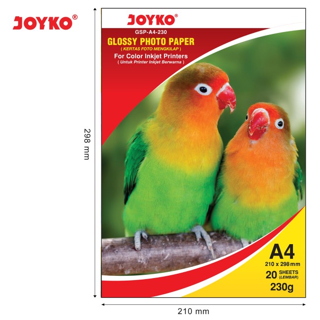 joyko Paper Kertas Glossy Photo Paper GSP-A4-230