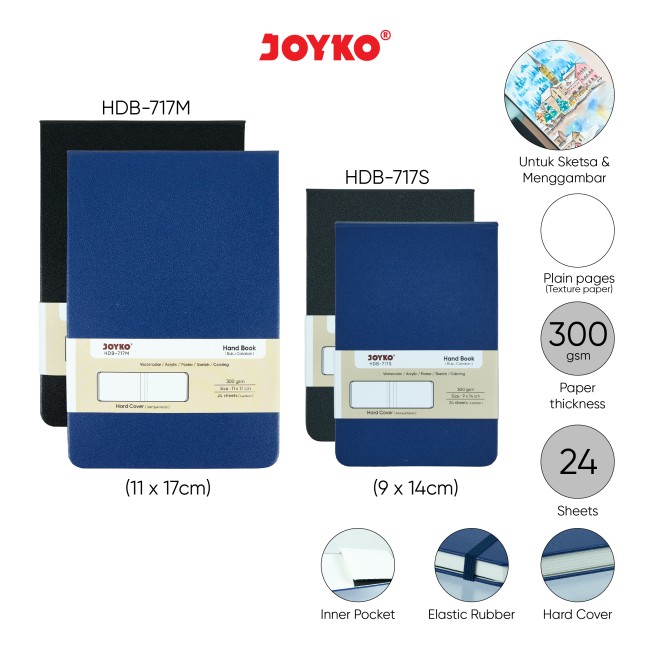 joyko Book Buku SketchBook Buku Skets Buku Catatan Sketsa HDB-717