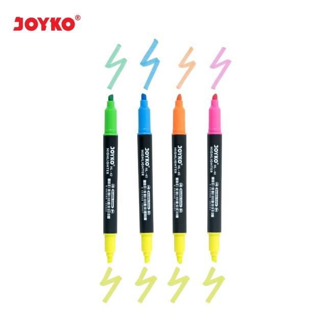 joyko High Lighter Penanda Berwarna Highlighter HL - 42 ~ 45