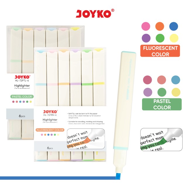 joyko High Lighter Penanda Berwarna Penanda Bewarna HL-72