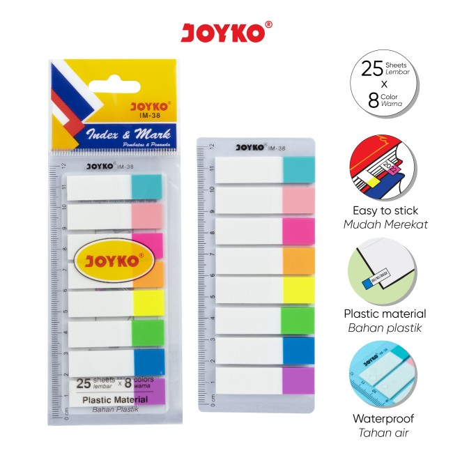 joyko Index Pembatas & Penanda Index IM-38 (Plastic)