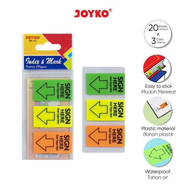 joyko Index Pembatas & Penanda Index IM-42 (Plastic)