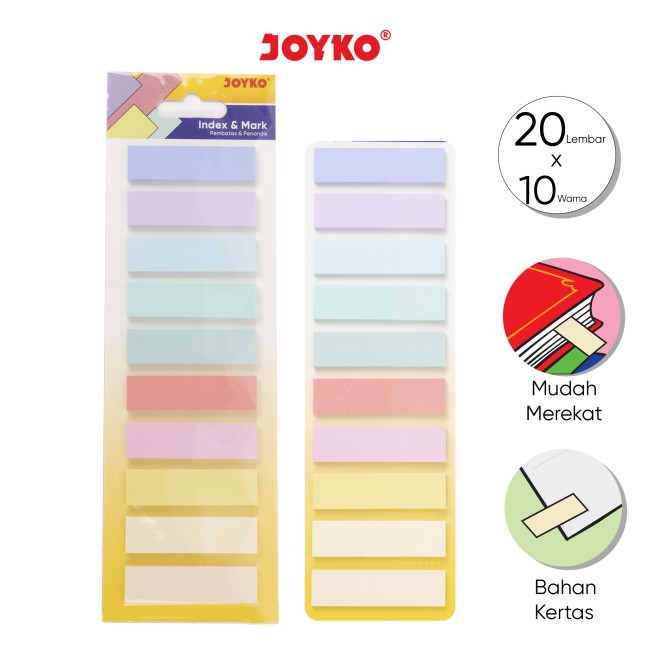 joyko Index Pembatas & Penanda Pembatas & Penanda IM-65 (Plastik)