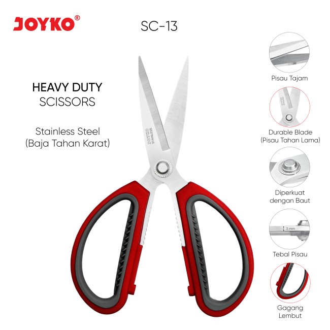 joyko Scissors Gunting Scissor SC-13