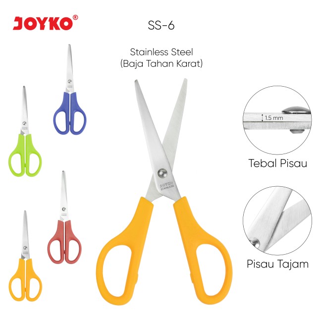 joyko Scissors Gunting Scissors SS-6