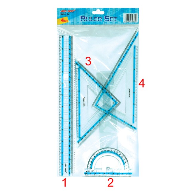 joyko Ruler Penggaris Ruler Set RLS-T4