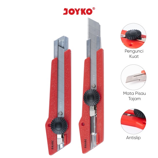 joyko Cutter Pemotong Handy Cutter Pemotong Genggam Pemotong Genggam L-500 CU