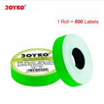 Label LB-10 (2 baris, Cah-Cah, fluorescent green)