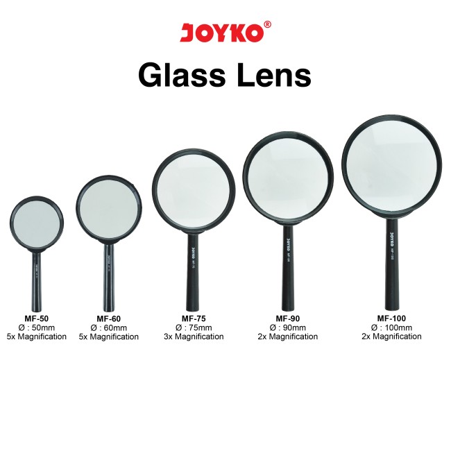 joyko Magnifier Kaca Pembesar Kaca Pembesar MF-50~100