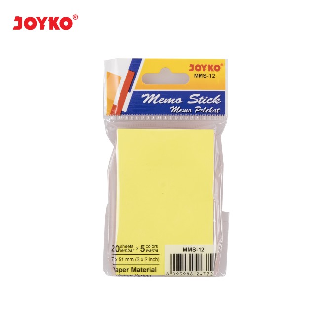 joyko Memo Stick Memo Pelekat Memo Pelekat MMS-12