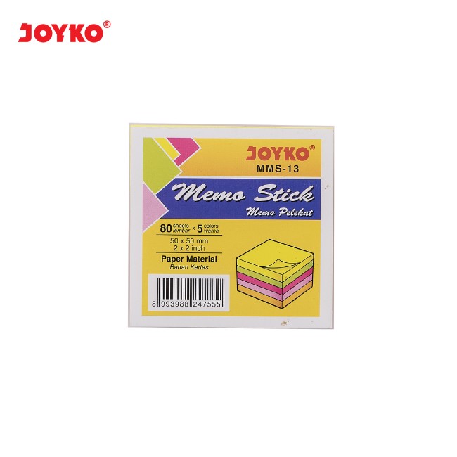 joyko Memo Stick Memo Pelekat Memo Pelekat MMS-13