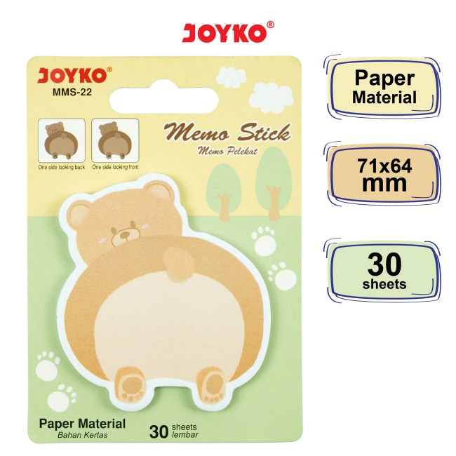 joyko Memo Stick Memo Pelekat Memo Pelekat MMS-22