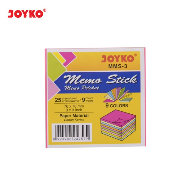 joyko Memo Stick Memo Pelekat Memo Stick MMS-3