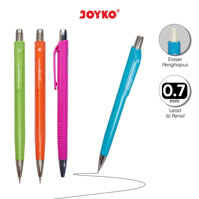 joyko Pencil Pencil Mechanical Pencil Pensil Mekanik Mechanical Pencil MP-50