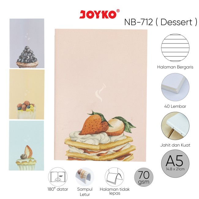 joyko Book Buku Notebook Buku Catatan Buku Catatan NB-712 ( A5)